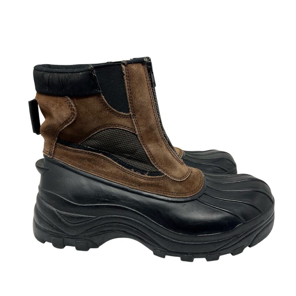 Men Covington Brown Leather Waterproof Insulated Work Outdoor Boots 11 - Picture 2 of 10